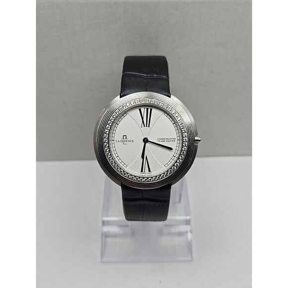La Defence Paris Cosmicmaster Flash Saucer Unisex Watch New Battery France main image 4